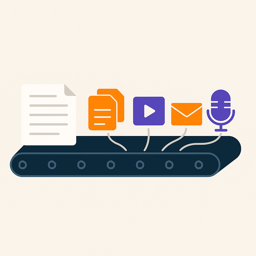 system-level content repurposing