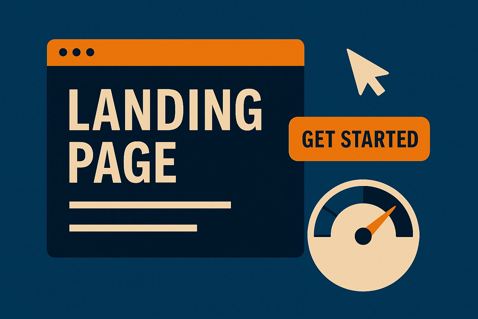 specific landing page design