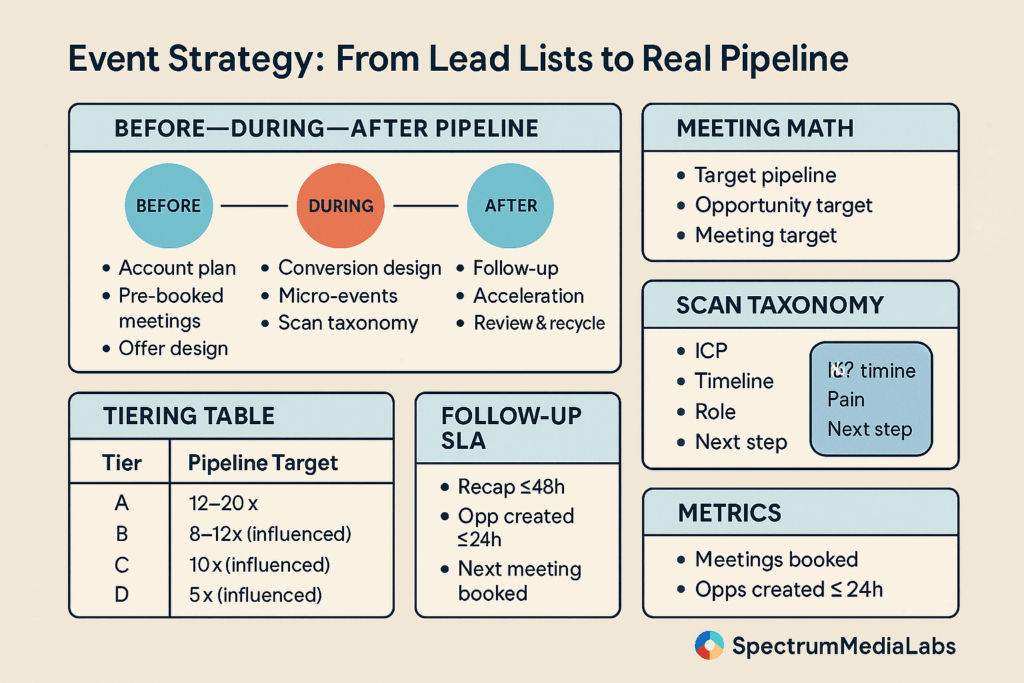 pipeline from events micro-sessions