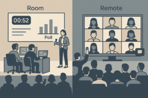 hybrid AV setup run-of-show